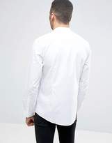 Thumbnail for your product : ASOS Regular Fit White Shirt With Grandad Collar