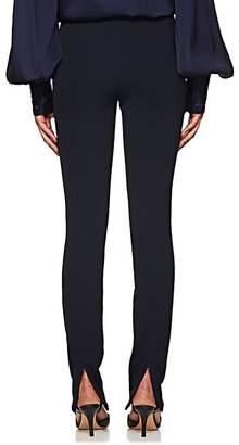 The Row Women's Losso Plain-Weave Skinny Pants - Midnight Blue