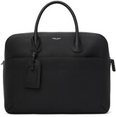 Thumbnail for your product : Giorgio Armani Black Tumbled Leather Briefcase