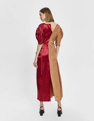 Marni Two-Tone Satin Dress