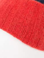 Thumbnail for your product : The Elder Statesman cashmere colour block beanie
