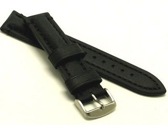 Tag Heuer 20mm Black High Quality Crazy horse Leather Mens Watch Strap for 20
