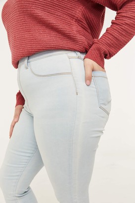 Ardene Plus Size High Rise Slip-on Jeans