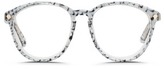 Thumbnail for your product : Nobrand x Linda Farrow python print curved round optical glasses