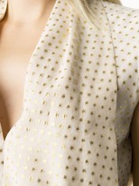 Thumbnail for your product : Victoria Beckham Metallic Threading Flared Top