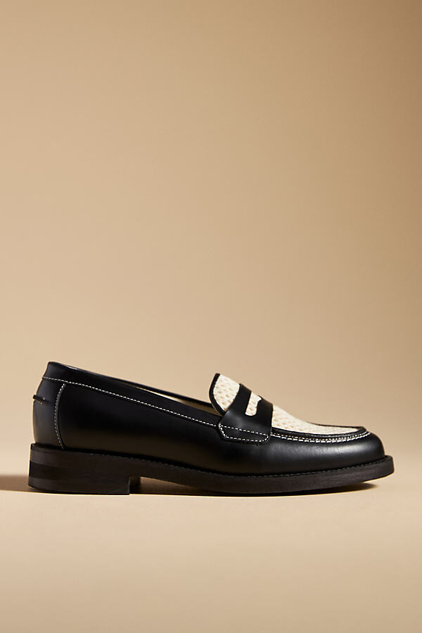 rattan loafers