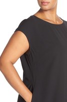 Thumbnail for your product : Sejour Plus Size Women's Cap Sleeve Shift Dress