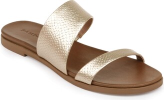 rampage gold sandals