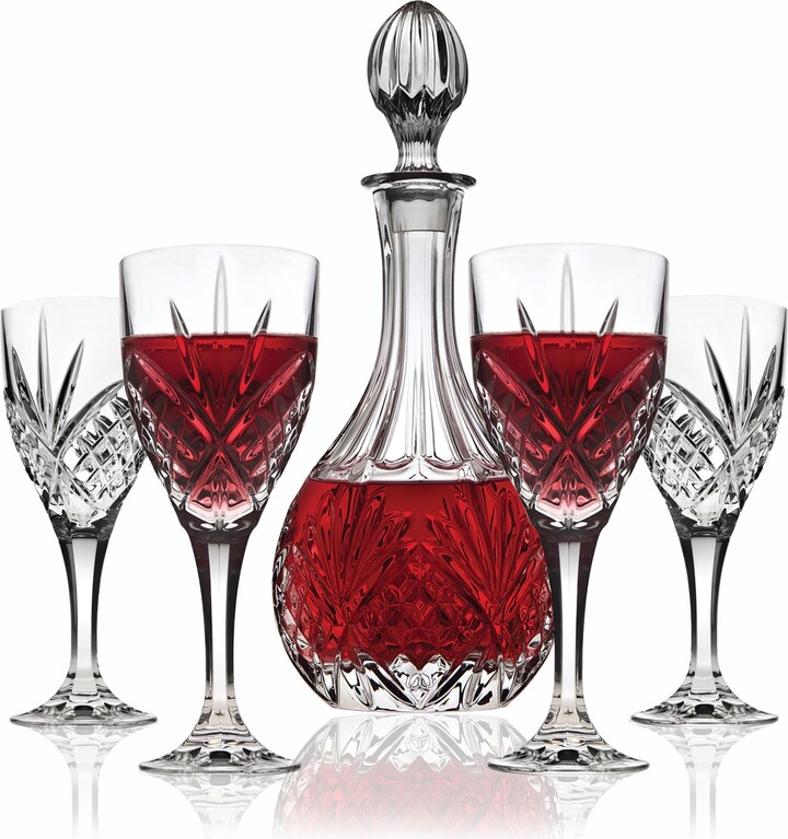 Godinger Carson Modern Vintage Red Wine Glasses 8 oz., Set of Four