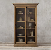 Thumbnail for your product : Restoration Hardware 20th C. English Slider Glass Double-Door Cabinet