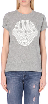 Stella McCartney Superhero Lace-Motif Cotton-Jersey T-Shirt - for Women