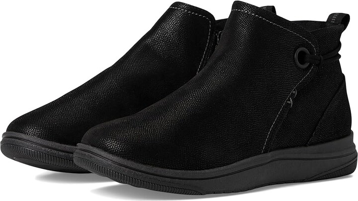Clarks Breeze Derby Women's Boots Black Textile : 6 B - Medium