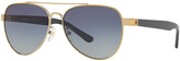 Thumbnail for your product : Tory Burch 57mm Aviator Sunglasses