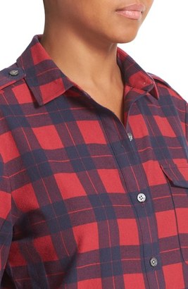 ATM Anthony Thomas Melillo Women's Plaid Flannel Shirt