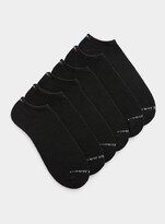 Thumbnail for your product : Tommy Hilfiger Mini-logo sporty ped socks6-pack