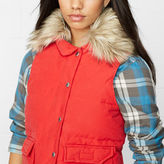 Thumbnail for your product : Denim & Supply Ralph Lauren Faux-Fur-Trimmed Down Vest