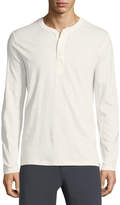 Thumbnail for your product : Vince Cotton/Linen Military Henley Shirt