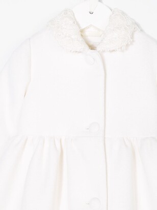 Dolce & Gabbana Children Lace Detail Ceremony Coat