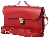 Thumbnail for your product : Trilogy N'Damus London - Small Red Leather Rucksack & Satchel
