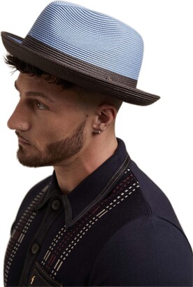 DASMARCA Summer Navy Crushable & Packable Straw Fedora Hat - Florence - L -  ShopStyle