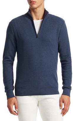 Ralph Lauren Purple Label Half Zip Sweater