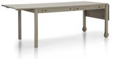 Thumbnail for your product : Crate & Barrel Brookline Grey Dining Table with Storage