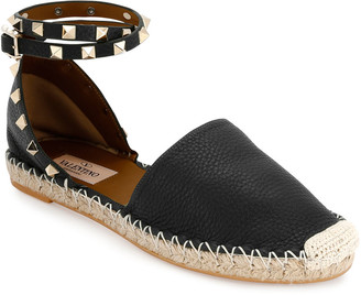 espadrille ankle strap flats