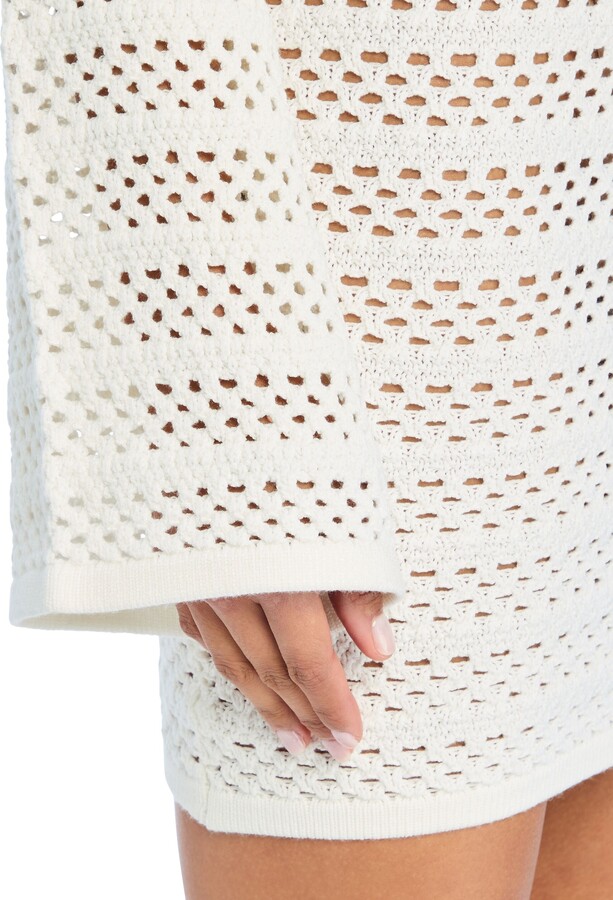 SER.O.YA Sophie Crochet Mini Dress