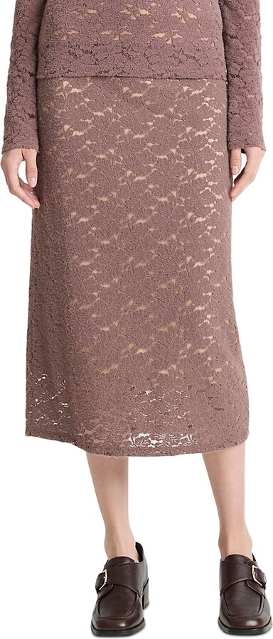 Vince Lace Midi Skirt