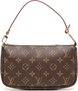 Louis Vuitton Pochette Double Rabat Monogram Canvas 2way Bag