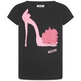 Thumbnail for your product : Moschino MoschinoGirls Black Shoe Print Top
