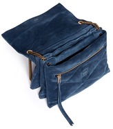 Thumbnail for your product : Nobrand Sugar' medium quilted suede shoulder bag
