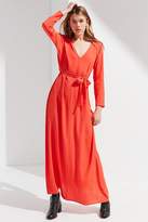 Thumbnail for your product : Urban Outfitters V-Neck Long Sleeve Maxi Dress