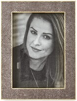 Thumbnail for your product : AERIN Classic Chocolate Faux-Shagreen 5" x 7" Frame