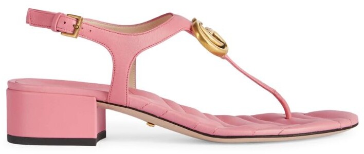 pink gucci sandal heels