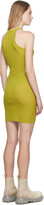 Thumbnail for your product : Rick Owens Yellow Tank Minidress
