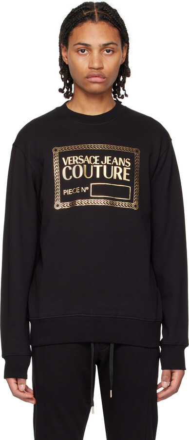 Versace Jeans Couture Men's Gold Sweatshirts & Hoodies | ShopStyle