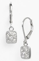 Thumbnail for your product : Judith Jack 'Shine On' Square Drop Earrings