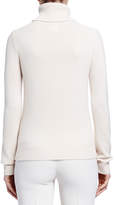Thumbnail for your product : Chloé Cashmere Ribbed-Knit Turtleneck Sweater, Ivory