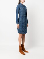Thumbnail for your product : 7 For All Mankind Long-Sleeve Denim Shirtdress