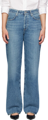 【OPEN YY】BLUE SHADED JEANS (BLUE) OPEN YY