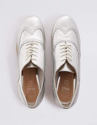 Marks and Spencer Leather Brogue Shoes