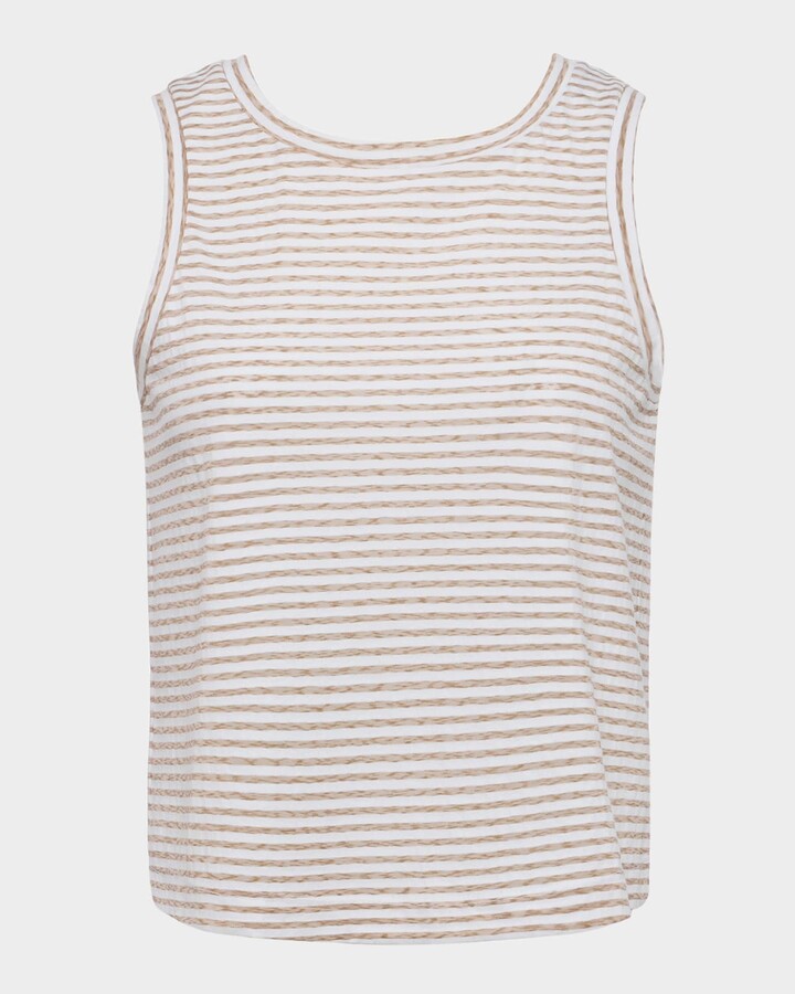 L'Agence Mikaela Stripe Tank Top