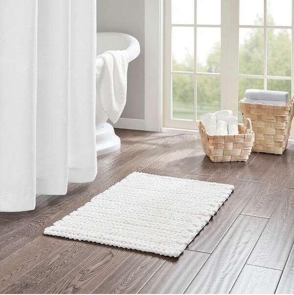 The Misty Moon 100%CottonChenilleChainStitchRug