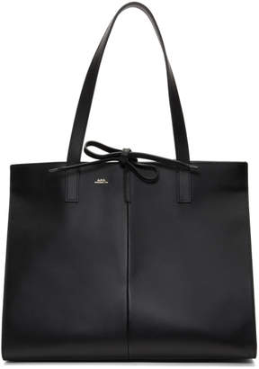 A.P.C. Black Large Emy Tote