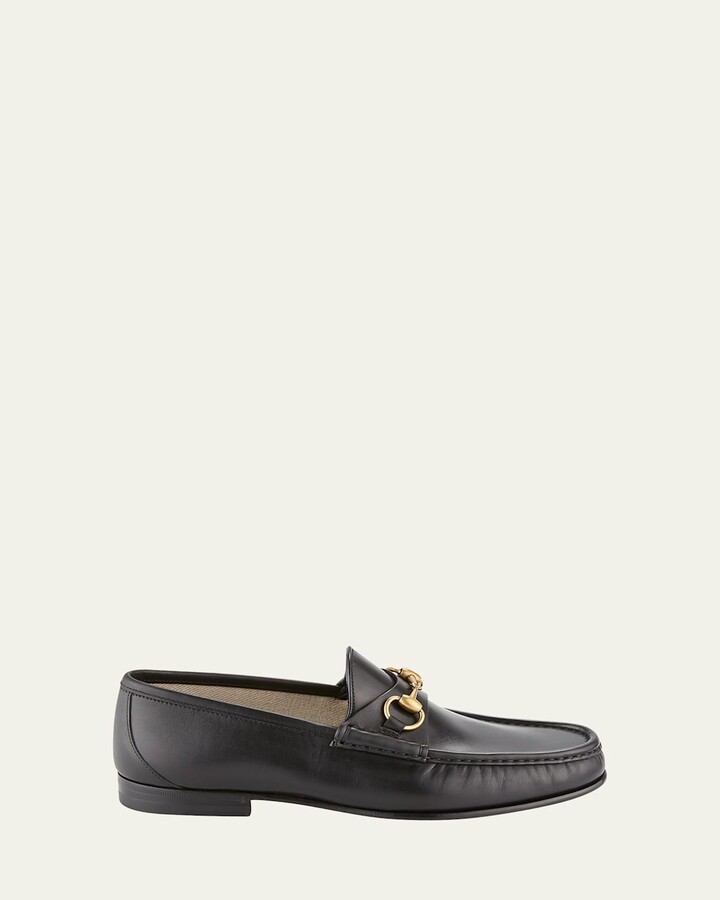 Gucci Men's Horsebit 1953 Leather Loafers