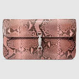 Thumbnail for your product : Gucci Jackie Soft python clutch