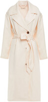 Thumbnail for your product : Mara Hoffman Bernadetta Belted Tencel And Linen-blend Trench Coat