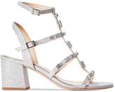 Thumbnail for your product : Badgley Mischka Ana Strappy Block-Heel Evening Sandals