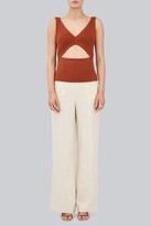 Thumbnail for your product : Finders Keepers RIB BODYCON KNIT TOP Terracotta